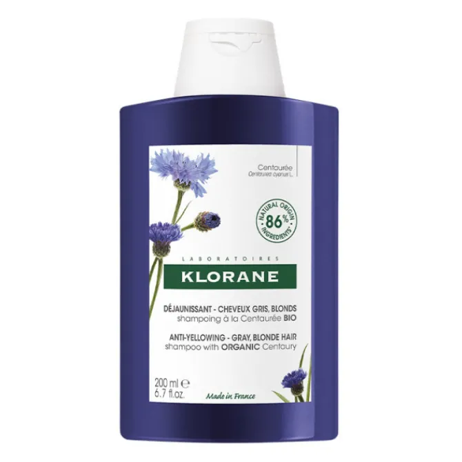 Klorane Shampooings|Cheveux Blonds / Décolorés / Gris / Blanc>Shampoing déjaunissant