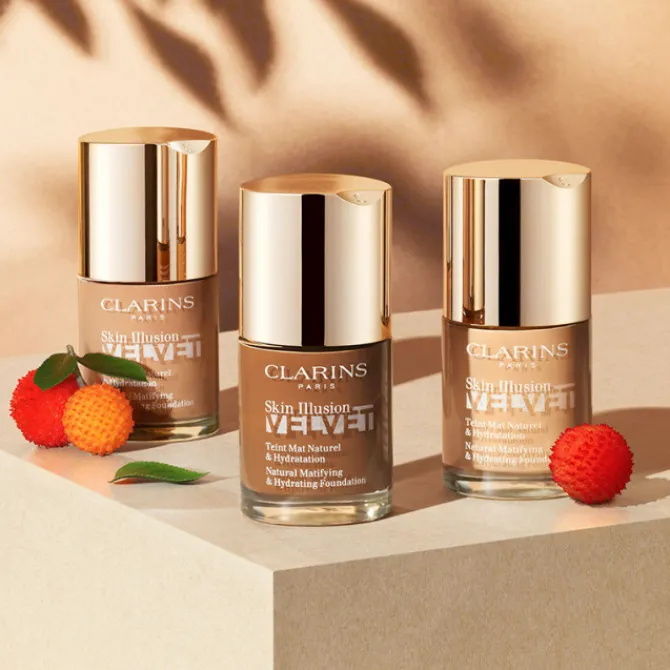 Clarins Fond De Teint Fluide>Skin Illusion Velvet