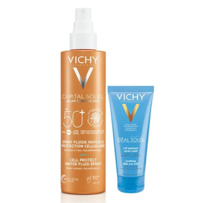 Vichy Soins Solaires>Spray Fluide Invisible Protection Cellulaire SPF50+