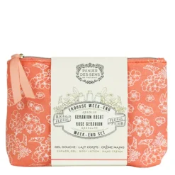 Panier des Sens Bain & Douche>Trousse Week-End Géranium Rosat