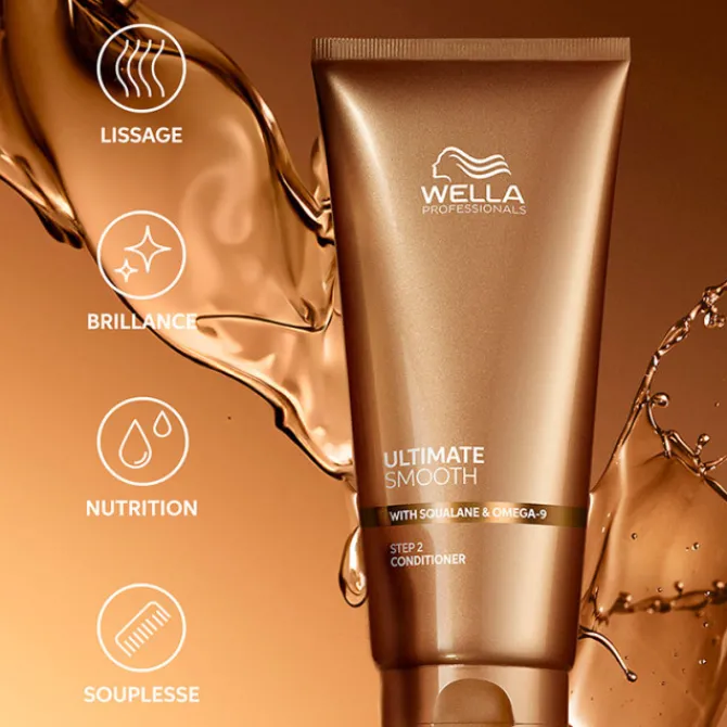 Wella Cheveux Bouclés / Ondulés / Frisés / Crépus|Après-Shampooing>Ultimate Smooth Après-Shampooing