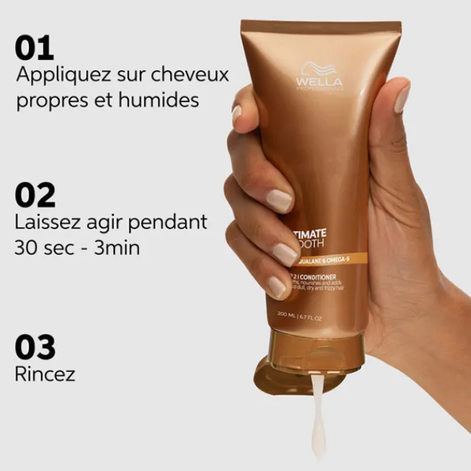 Wella Cheveux Bouclés / Ondulés / Frisés / Crépus|Après-Shampooing>Ultimate Smooth Après-Shampooing