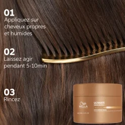 Wella Cheveux Bouclés / Ondulés / Frisés / Crépus|Masques|Ultimate Smooth Masque