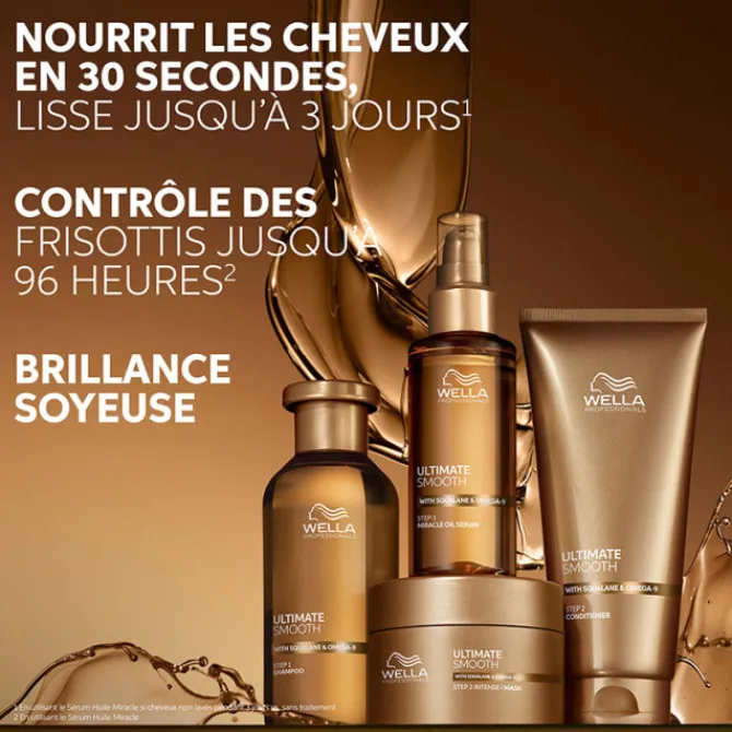 Wella Cheveux Bouclés / Ondulés / Frisés / Crépus|Shampooing>Ultimate Smooth Shampooing