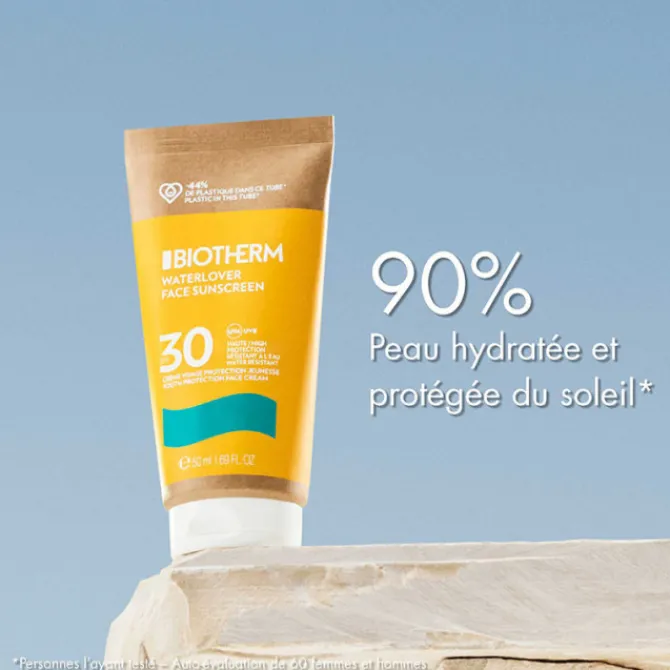 Biotherm Soins Solaires|Protection Solaire Visage>Waterlover Crème Solaire Visage